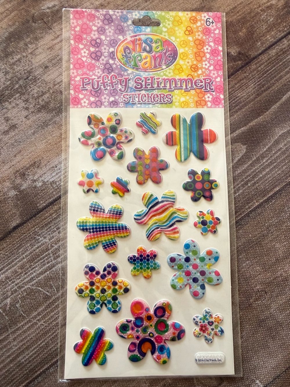 Lisa Frank sticker sheet